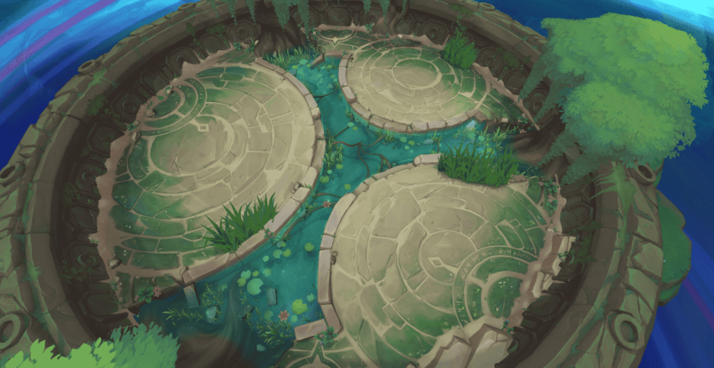 锦鲤池地图俯瞰